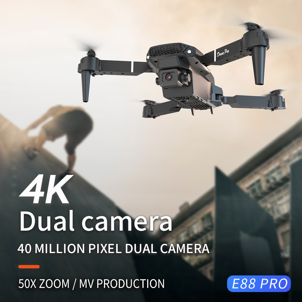2026 NOVO E88 Drone RC Profiss - Drone Kit Professional avaliação e preço