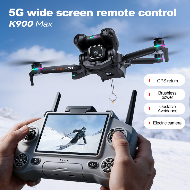 Novo Drone K900 MAX com Câmera - Drone Kit With Camera avaliação e preço