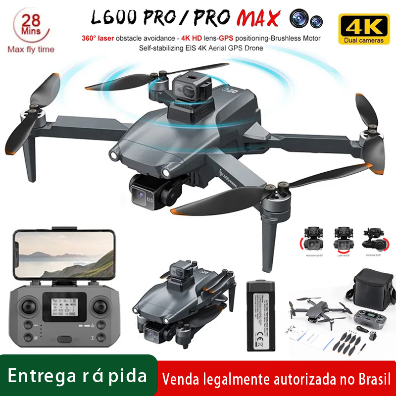 L600 Pro MAX /L600 PRO Drone 4 - Drone Kit With Camera avaliação e preço