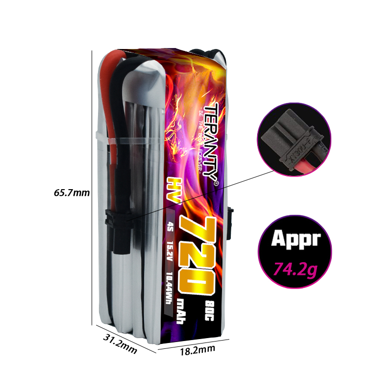 Bateria Lipo HV TERANTY 720mAh - Drone Kit Racing avaliação e preço